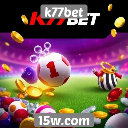 Diversidade de jogos disponíveis no k77bet